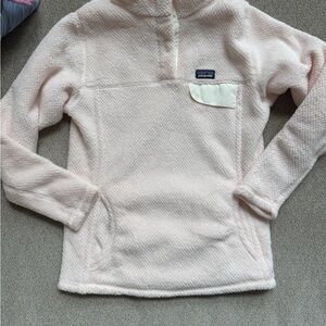 Patagonia Light Pink Fleece Jacket